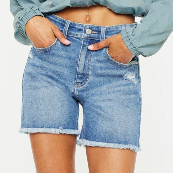 KanCan Marla High Rise Shorts - Picture 1 of 1